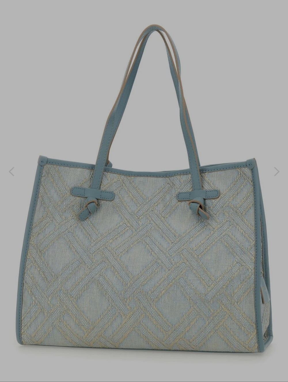 GIANNI CHIARINI Sky Blue Tote Bag